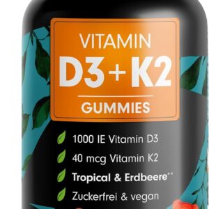 Vitamin D3 + K2 Gummies 60 Stück